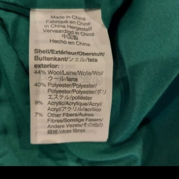 J Crew Factory Women's Hunter Green Wool Blend Pencil Skirt Size 6 NWT - Picture 3 of 3